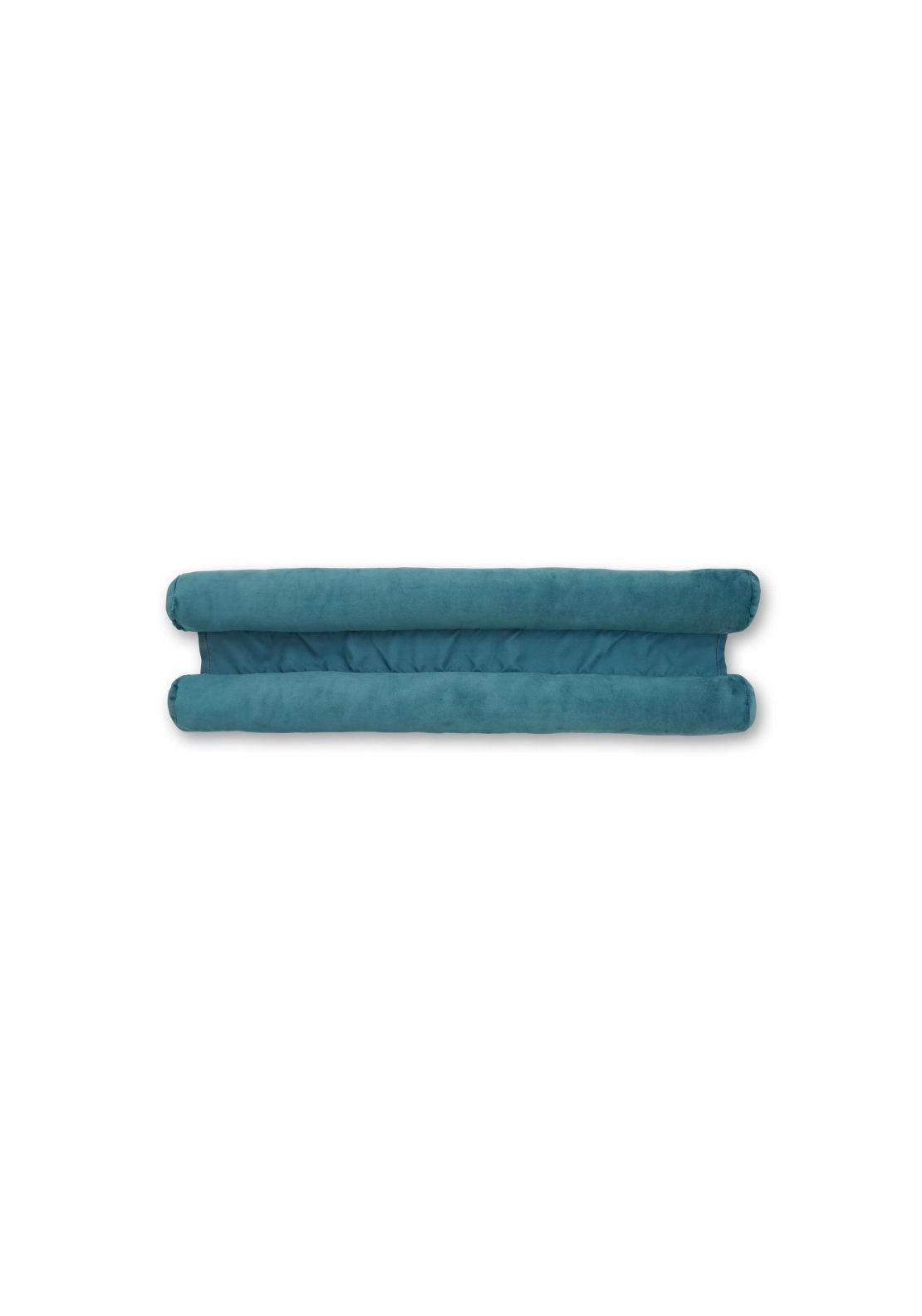 Kingsley Matt Velvet Double Sided Draught Excluder - Blue