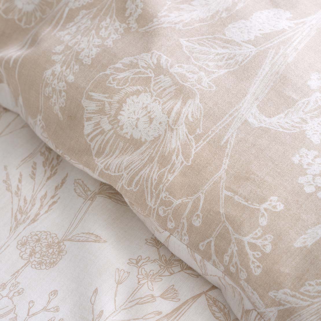 The Home Collection Brushed Cotton Reine Floral Duvet Cover Set 5 Shaws Department Stores