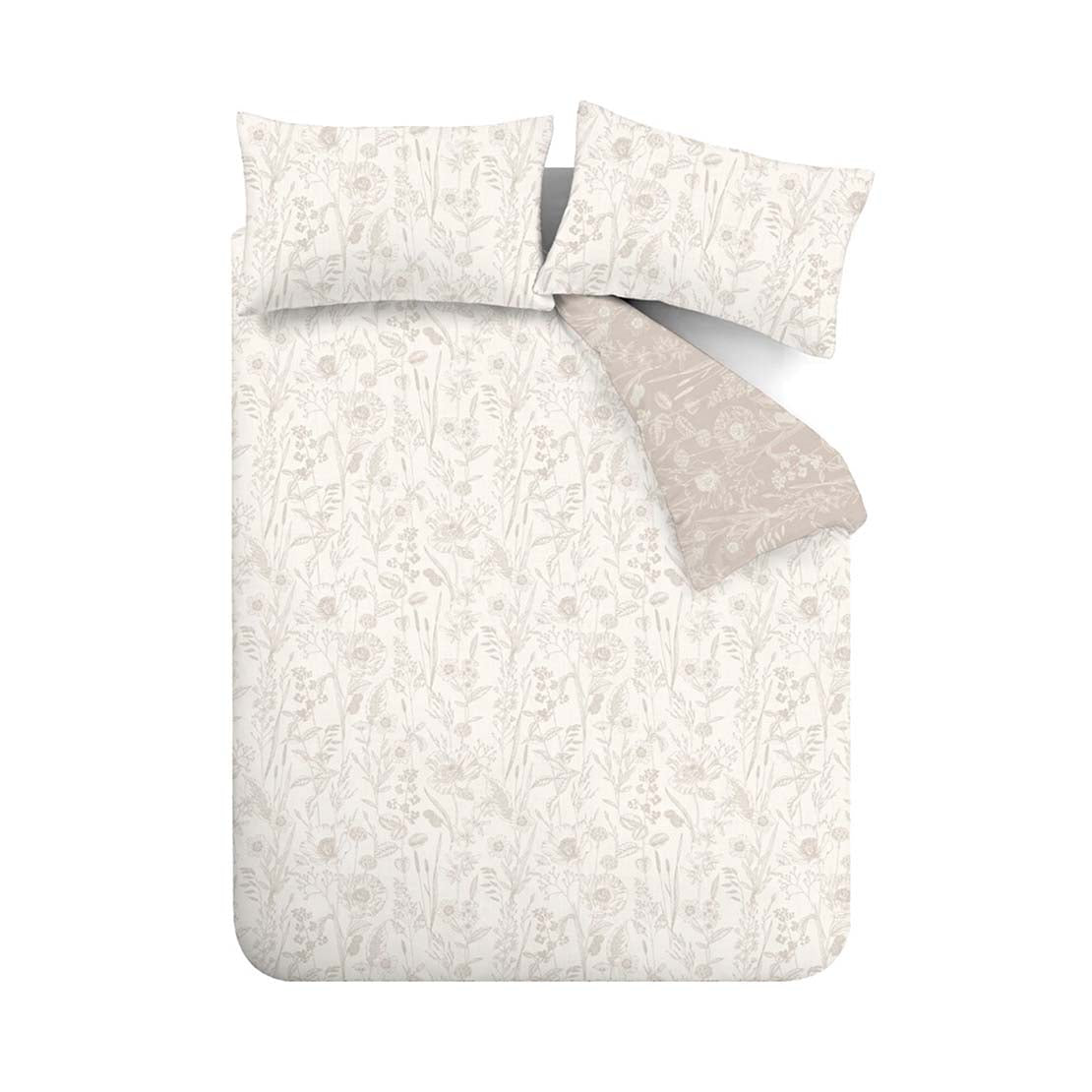 The Home Collection Brushed Cotton Reine Floral Duvet Cover Set 6 Shaws Department Stores