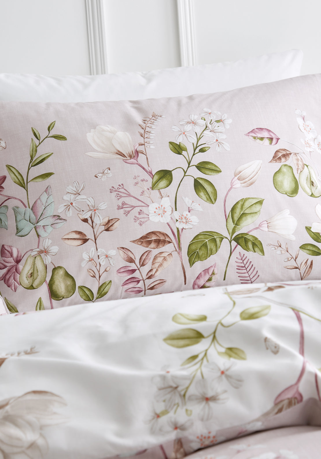 The Home Collection Francesca Floral Cotton Reversible Duvet Cover Set - Blush 3 Shaws Department Stores