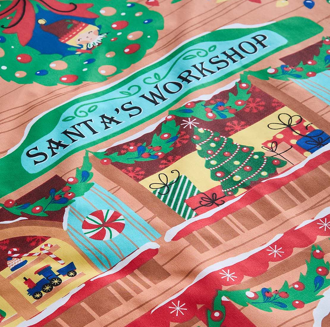 Catherine Lansfield Santas Workshop Duvet Cover Set 2 Shaws Department Stores