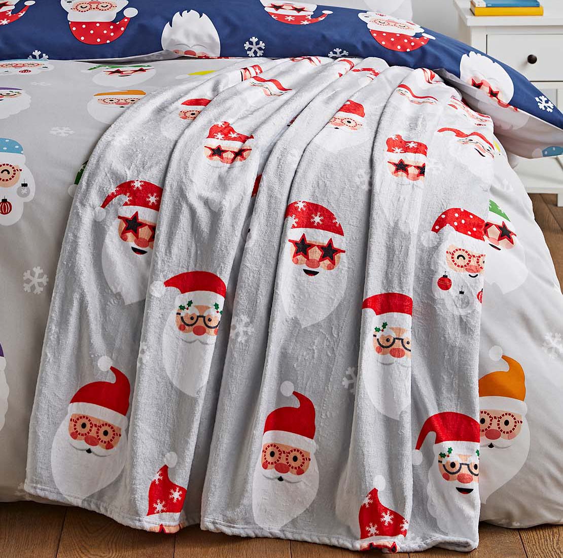 Catherine Lansfield Santa Throw 1 Shaws Department Stores