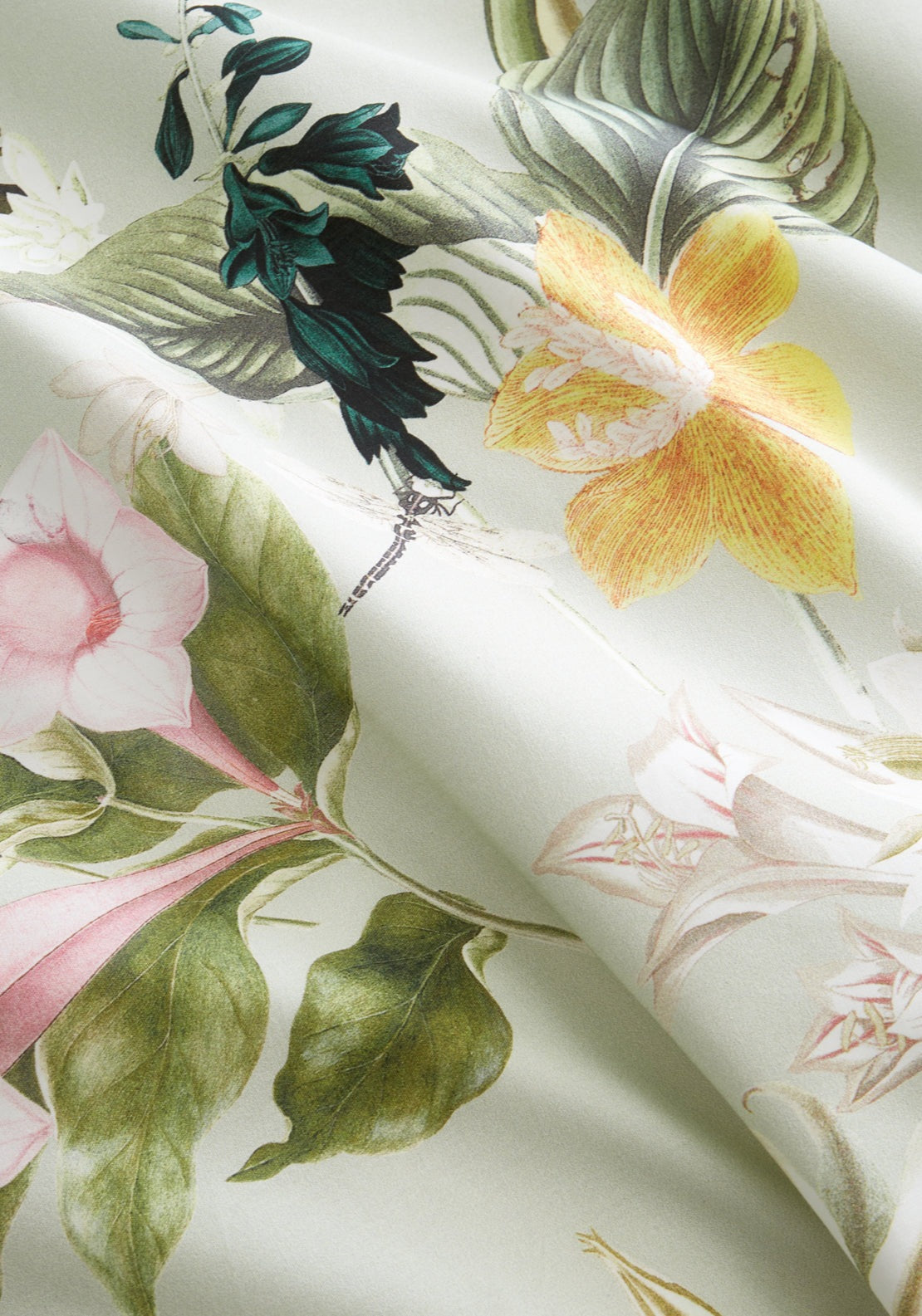 Rhs Exotic Floral Cotton Reversible Duvet Cover Set - Green 4 Shaws Department Stores
