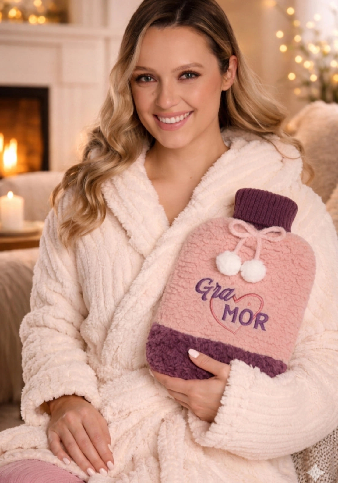 Something Special "A Grand" Hot Water Bottle - Grá 1 Shaws Department Stores