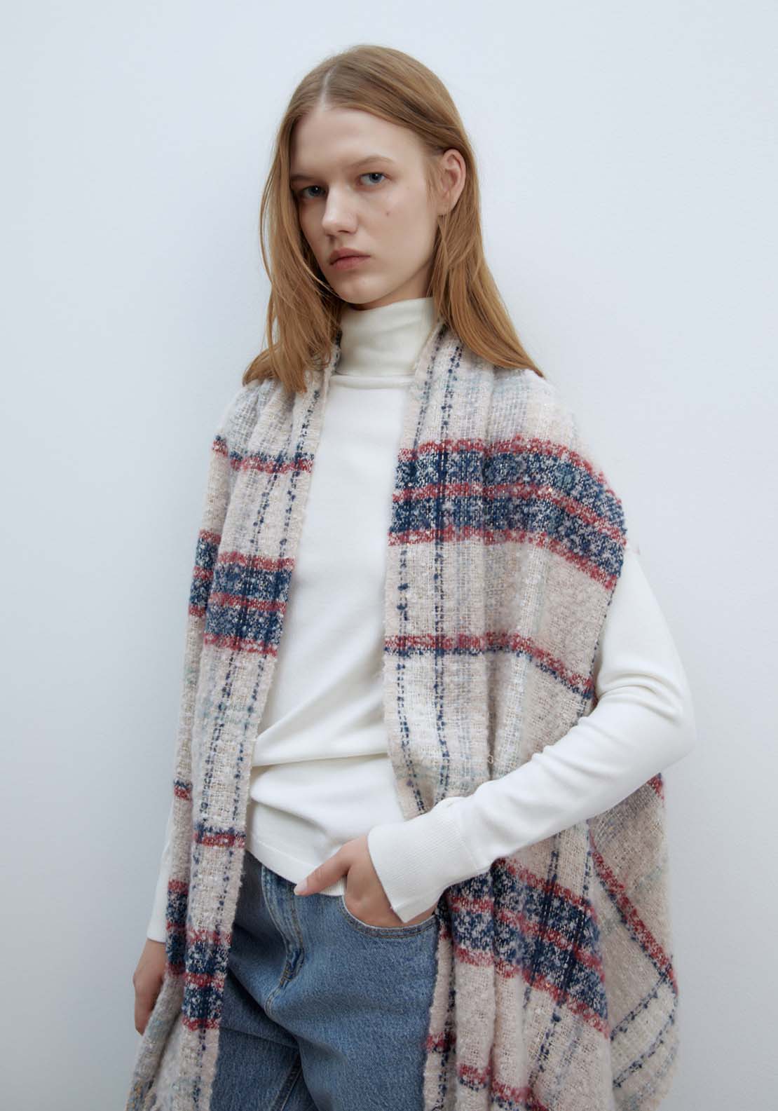 Sfera Multiway Scarf With Sequins - Multicolour 2 Shaws Department Stores