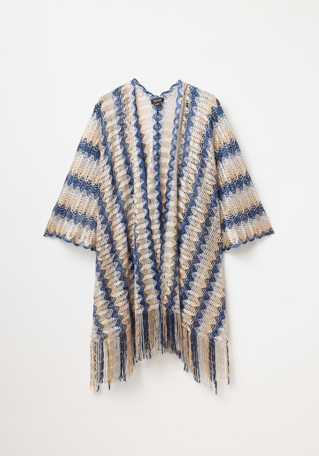Sfera Red Zigzag Kimono - Blue 6 Shaws Department Stores