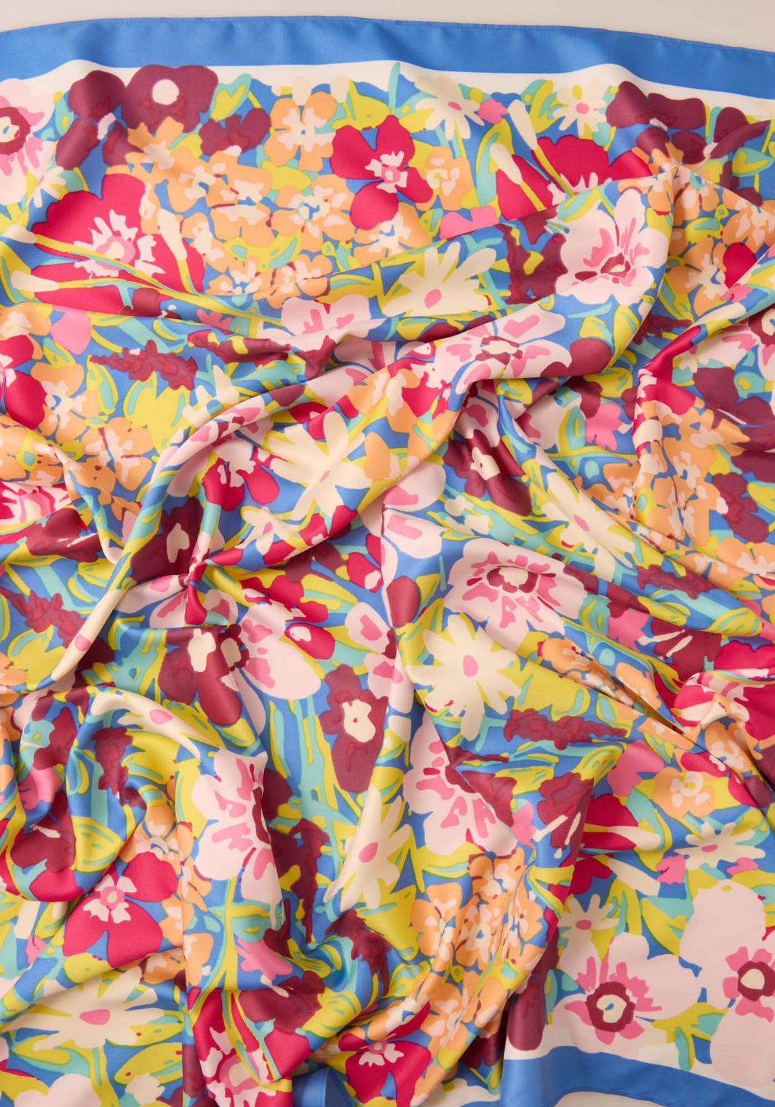 Wildflower Banana Scarf - Blue