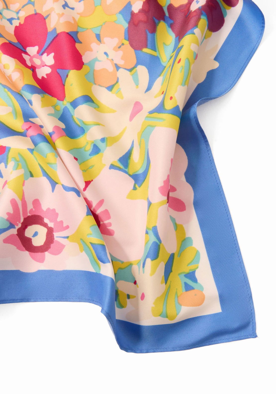Wildflower Banana Scarf - Blue