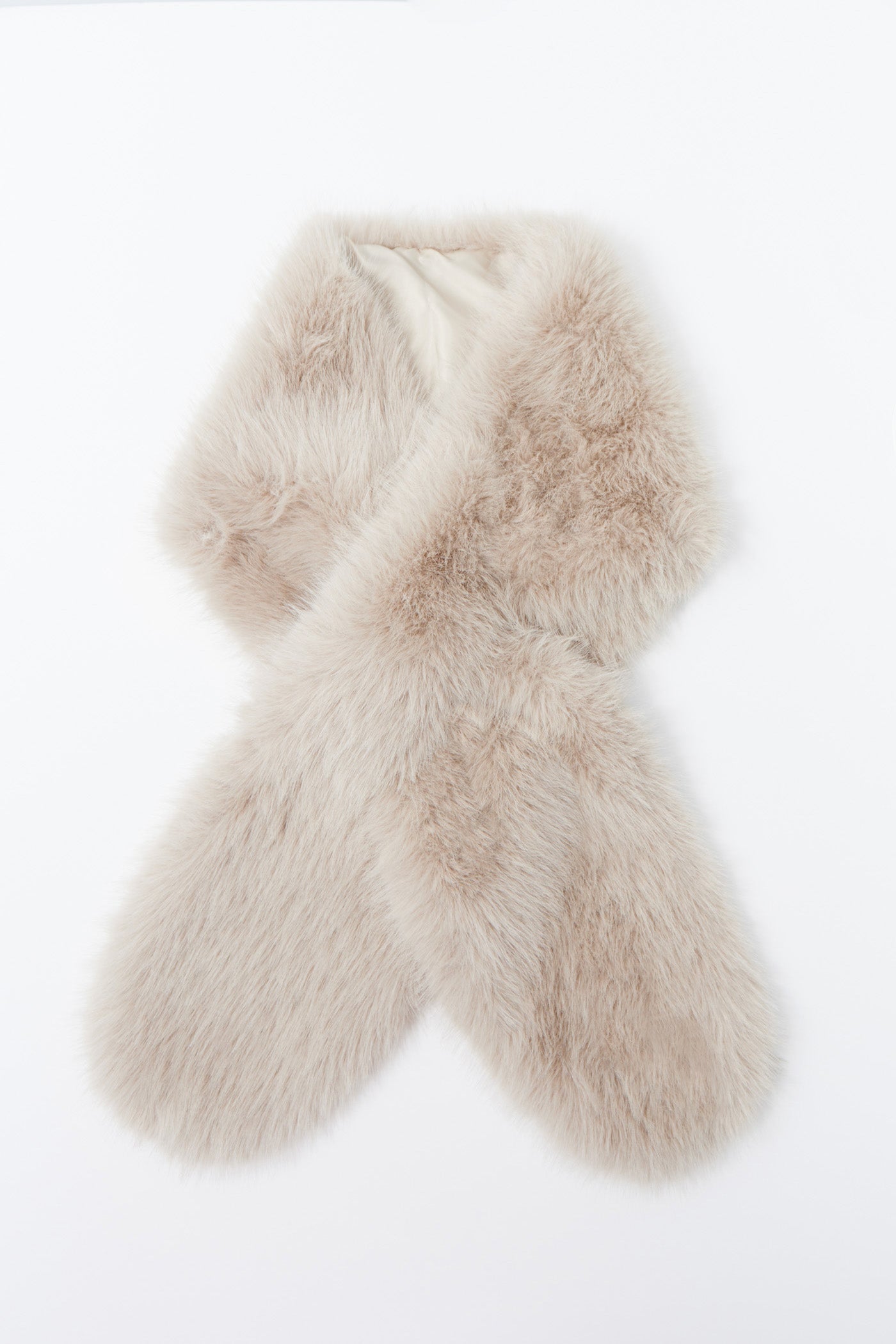 Sfera Fur Neck Scarf - Taupe 1 Shaws Department Stores