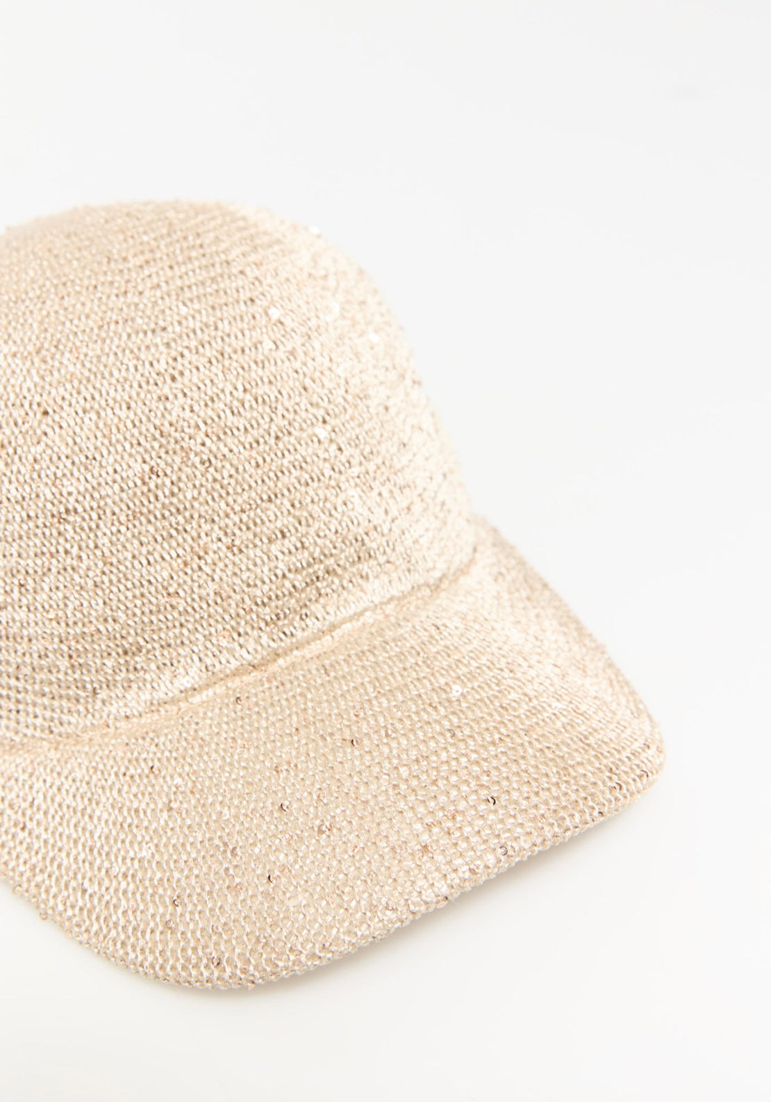 Sequin Cap - Toasted