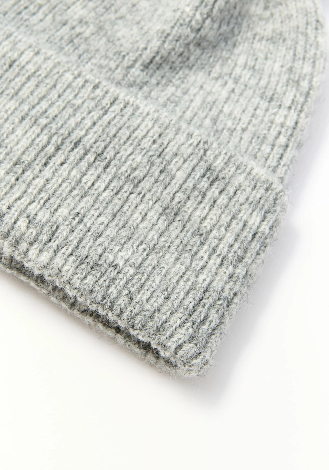 Clear Sequined Bobble Hat - Medium Grey