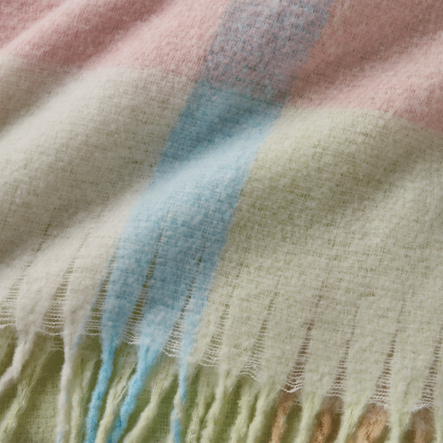 The Home Collection Pastel Check Throw 130X170Cm 2 Shaws Department Stores