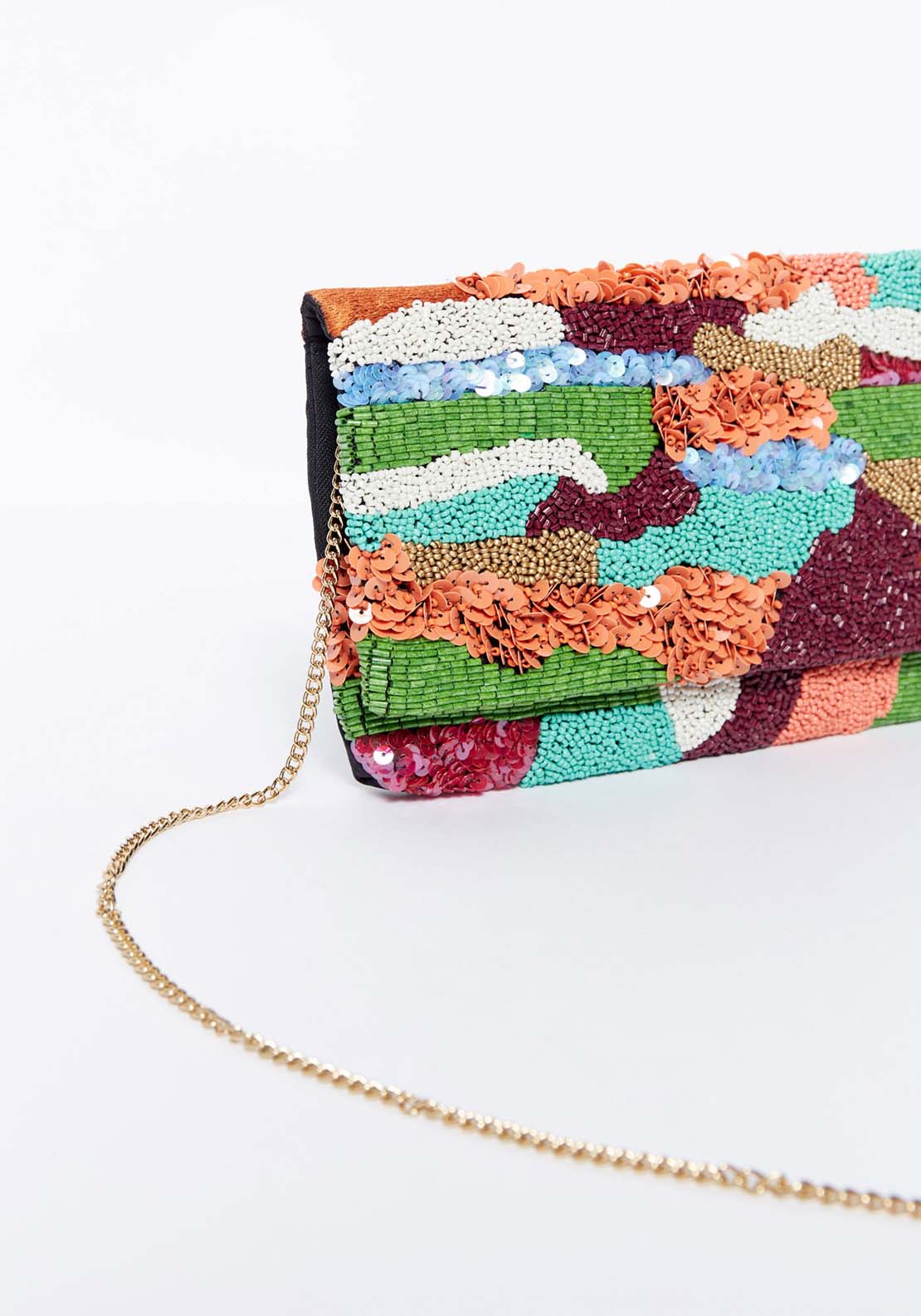 Sfera Beads clutch bag 2 Shaws Department Stores