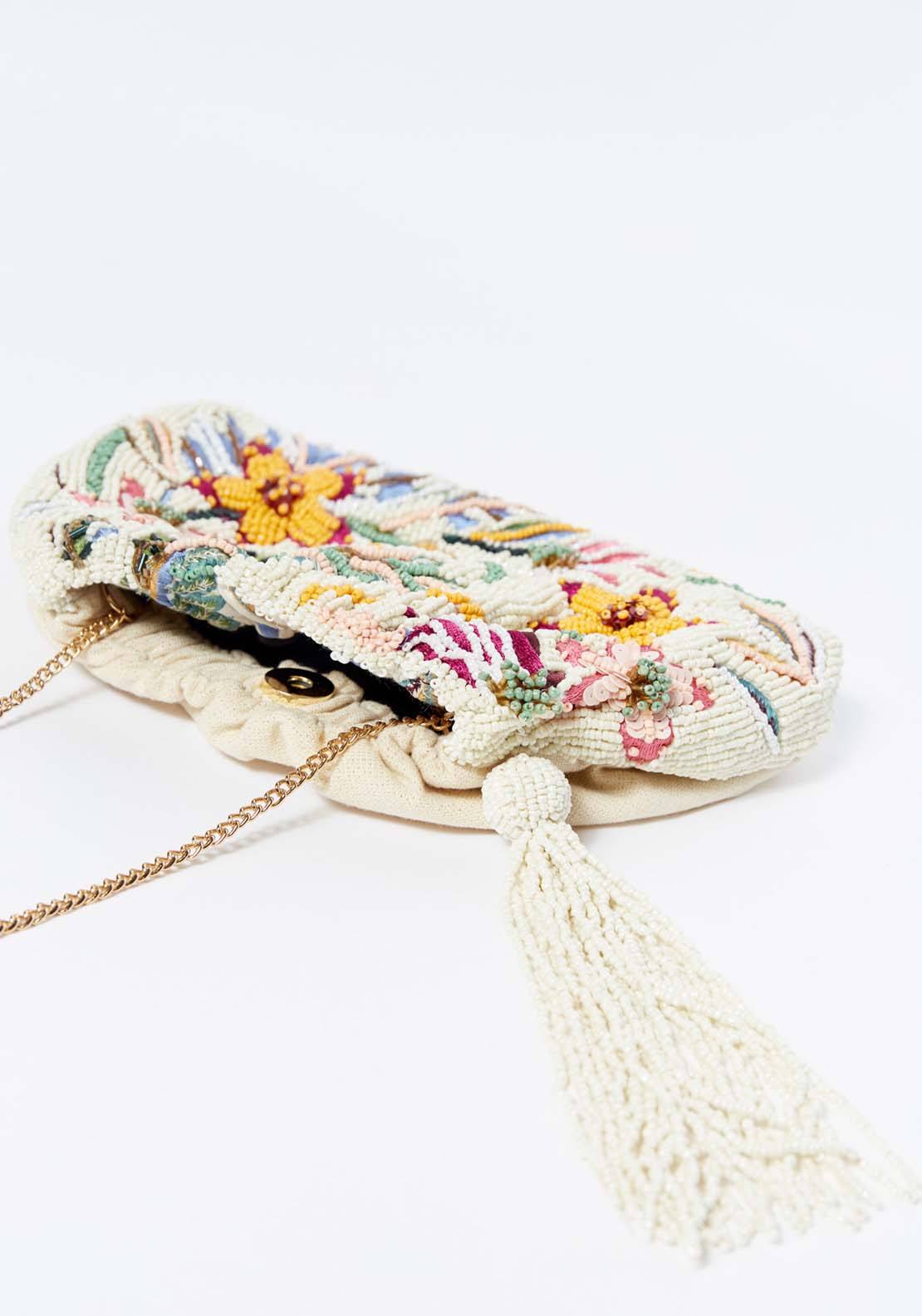 Sfera Flowers beaded bag 2 Shaws Department Stores