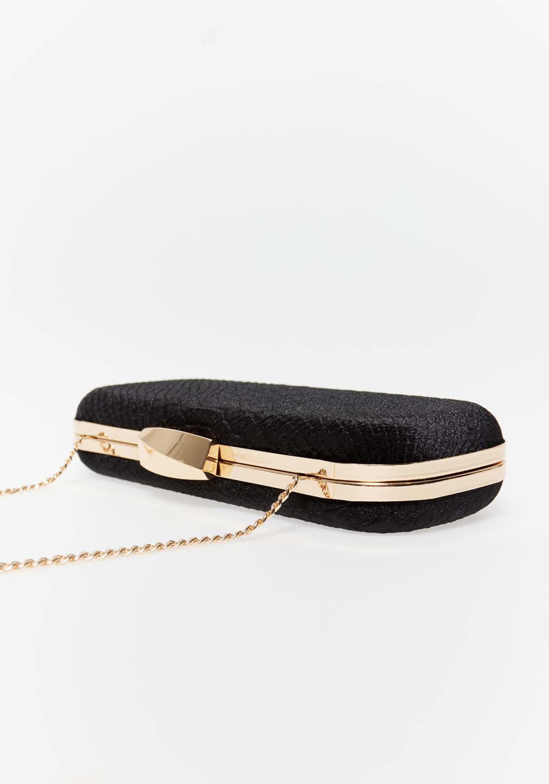 Sfera Velvet Clutch Long - Black 3 Shaws Department Stores