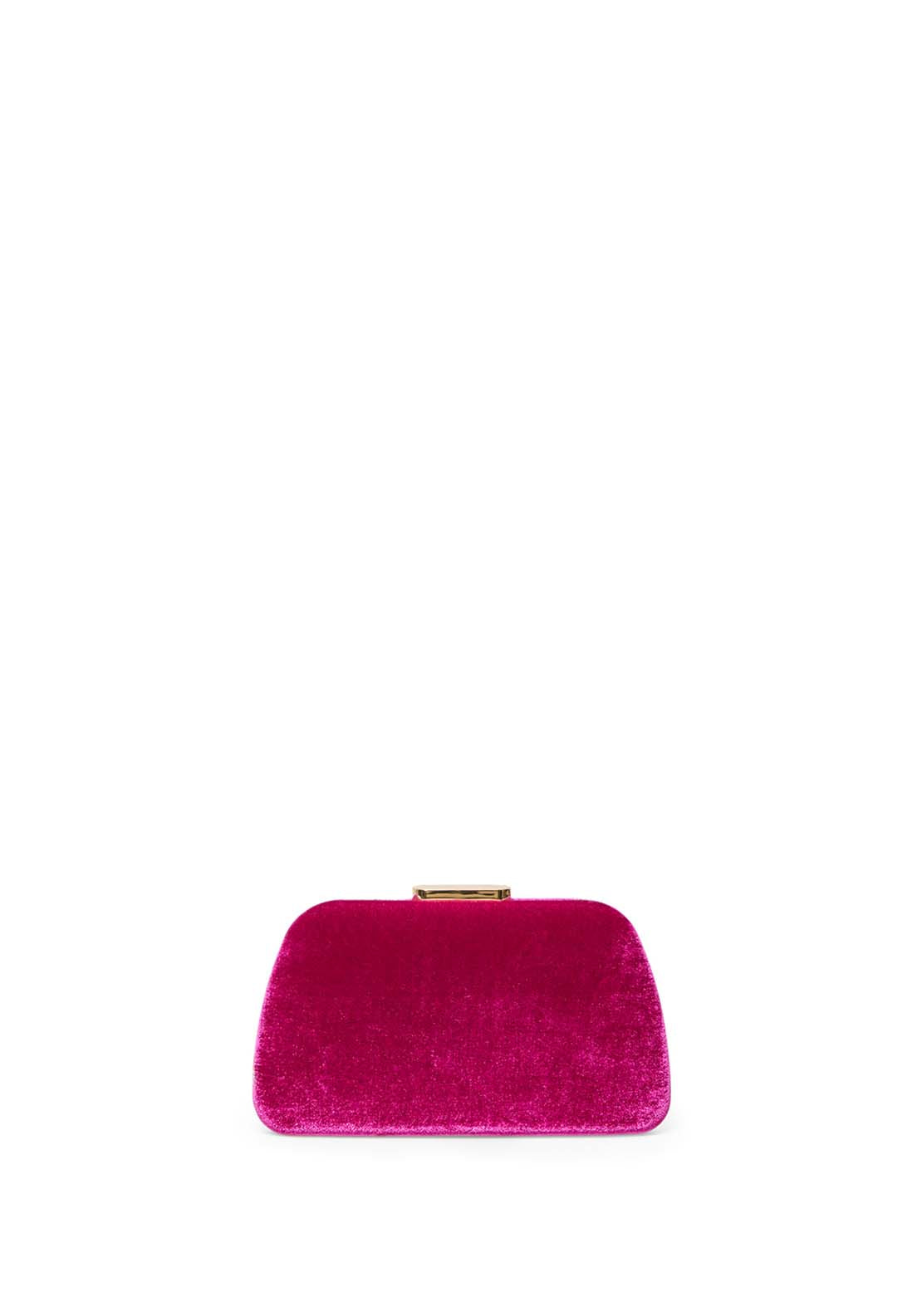 Trapezoid Velvet Box - Fuchsia