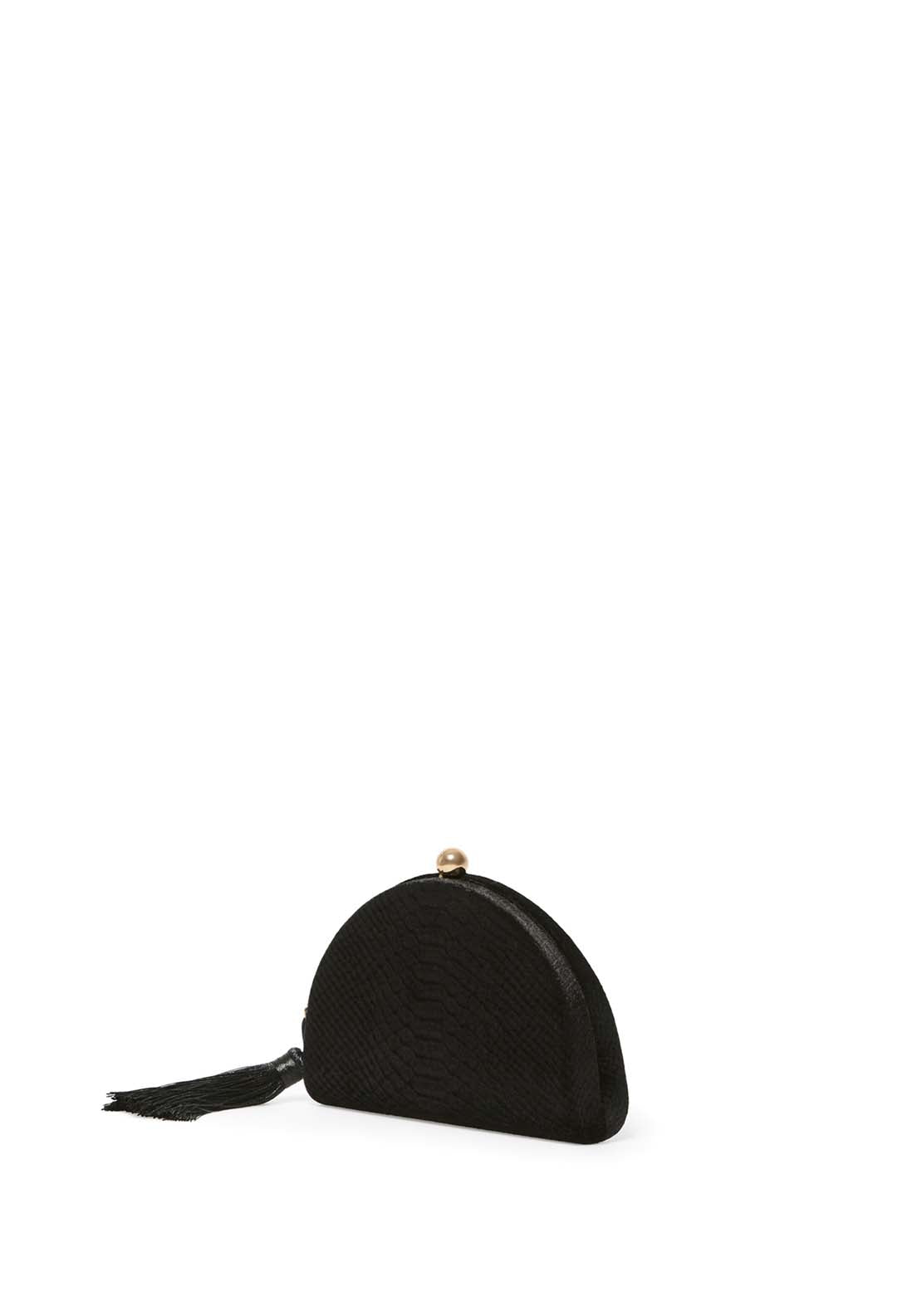 Half Moon Velvet Box - Black
