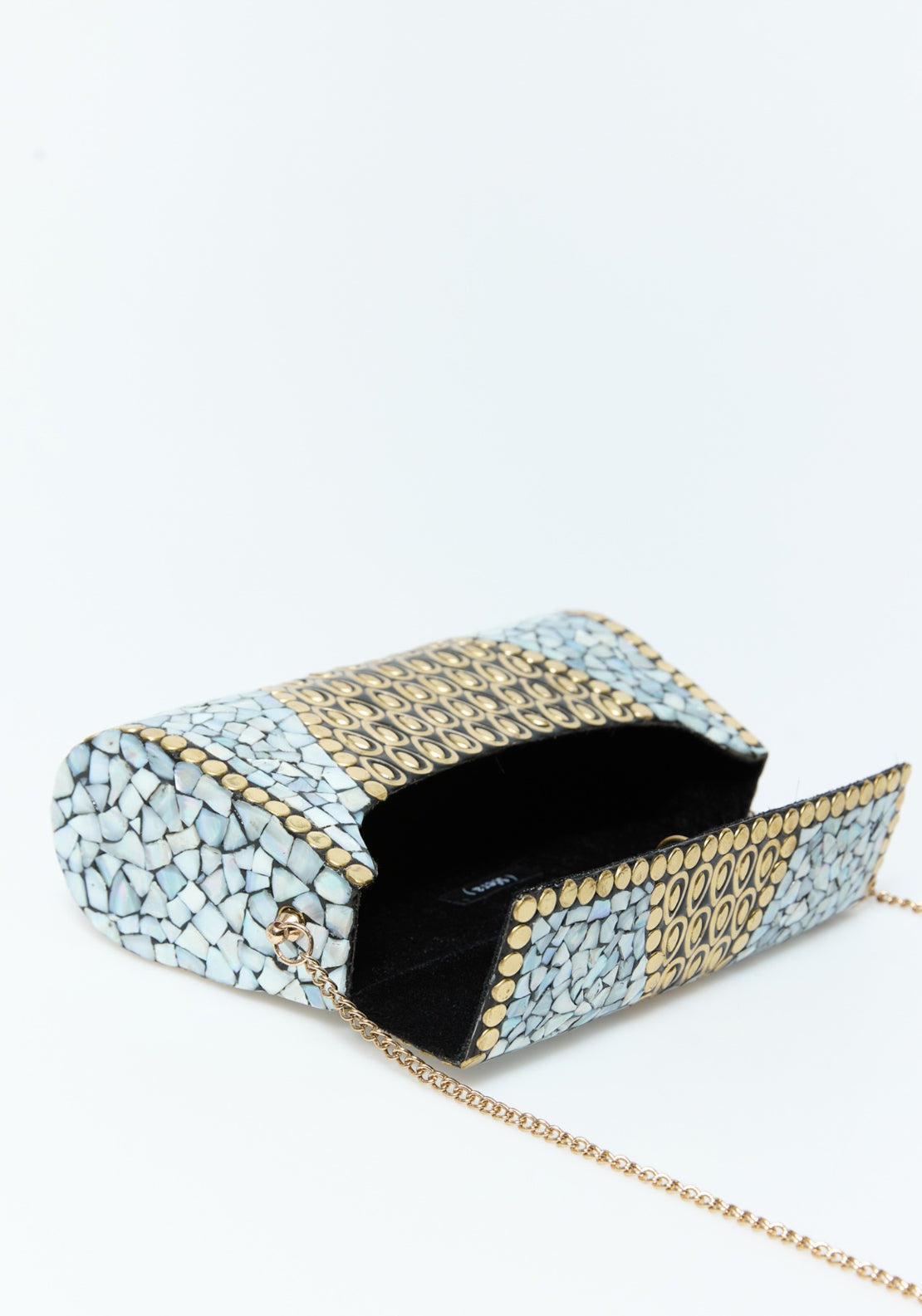 Elongated Box Clutch - Gold