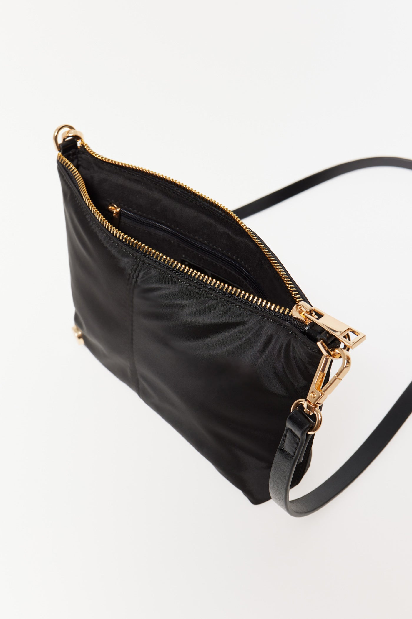 Sfera Plain Crossbody Bag Black - Black 2 Shaws Department Stores