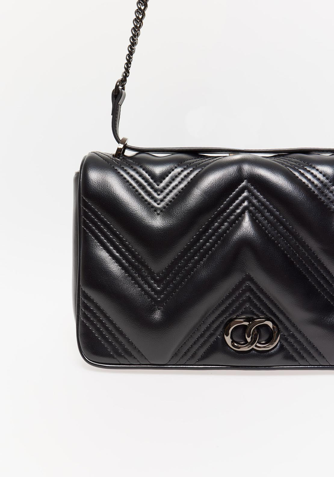 Sfera Big Crossbody Quilted Black - Black 2 Shaws Department Stores