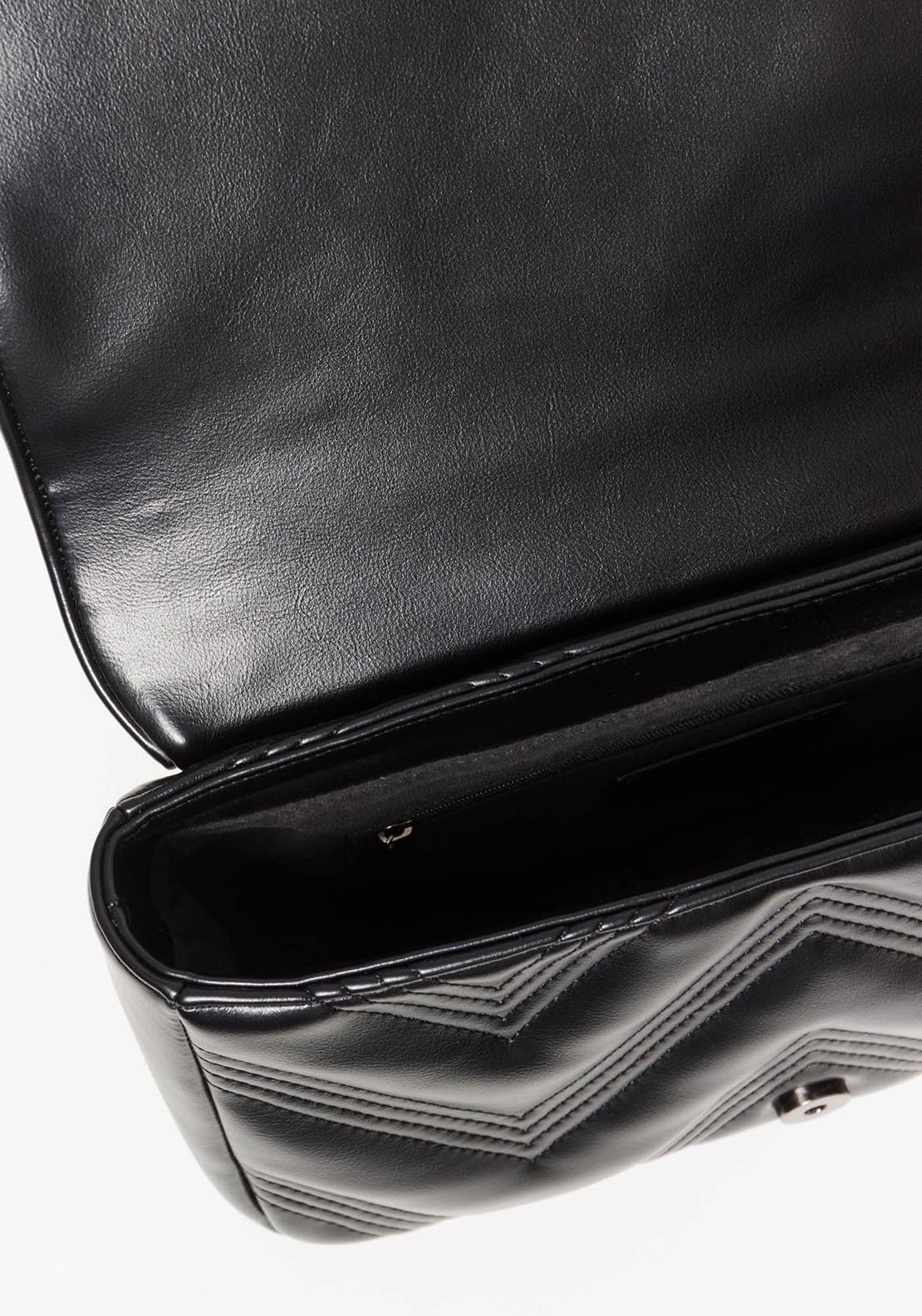 Sfera Big Crossbody Quilted Black - Black 4 Shaws Department Stores