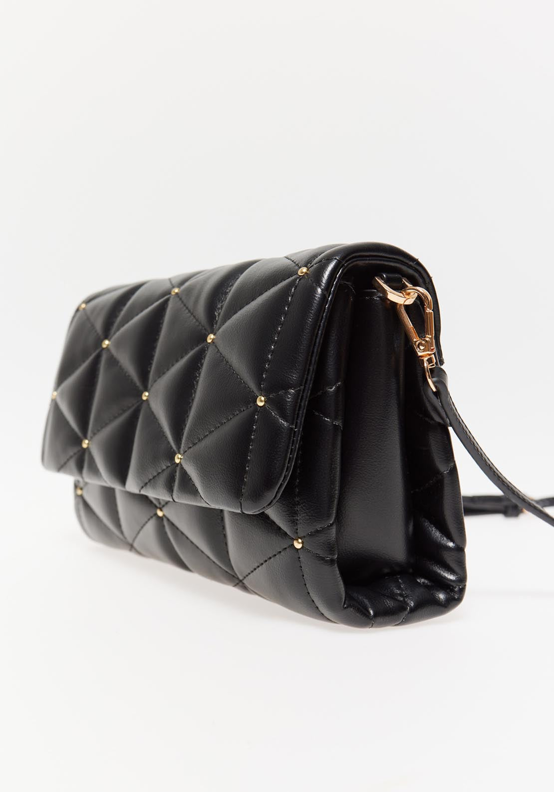 Sfera Quilted Crossbody Studs - Black 3 Shaws Department Stores