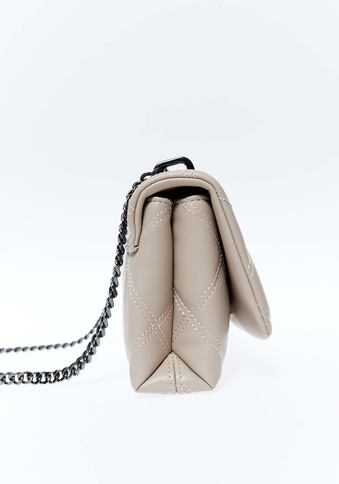 Sfera Mini Padded Bag - Beige 3 Shaws Department Stores