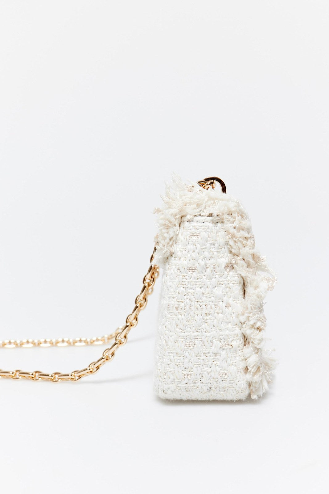 Sfera Fringed Woven Crossbody - Crude 4 Shaws Department Stores