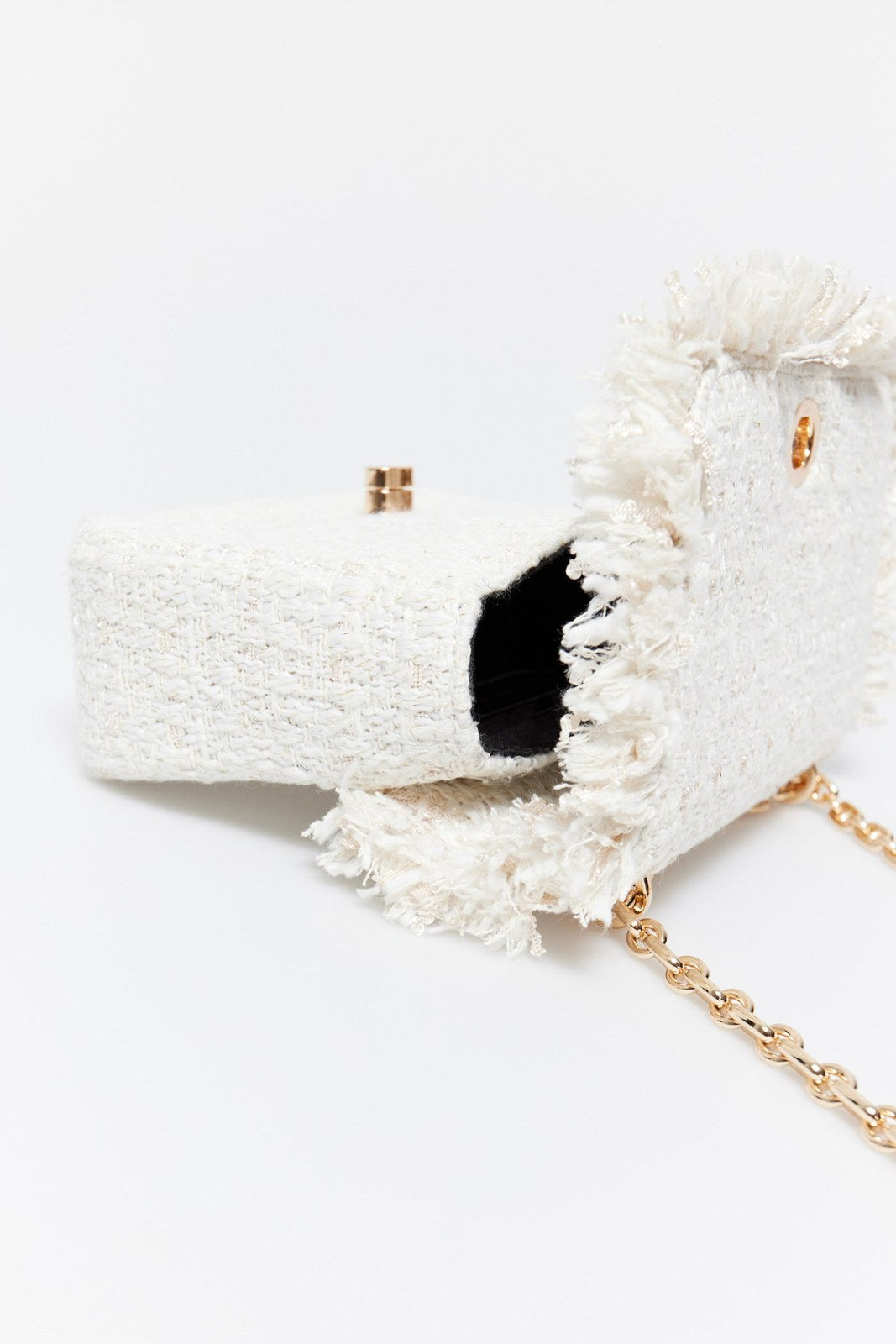 Sfera Fringed Woven Crossbody - Crude 5 Shaws Department Stores