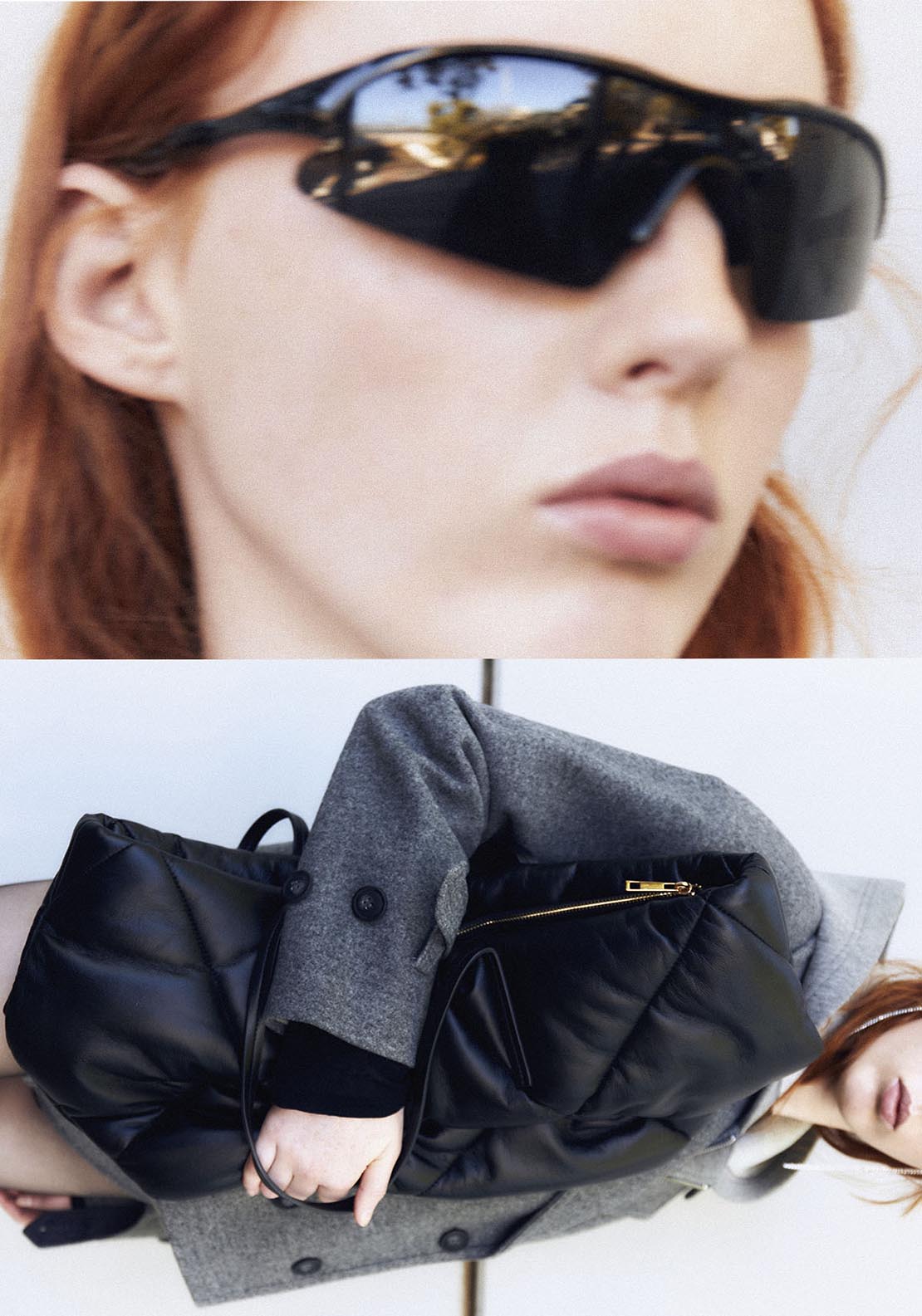 Sfera Quilted Shopper Bag - Black 4 Shaws Department Stores