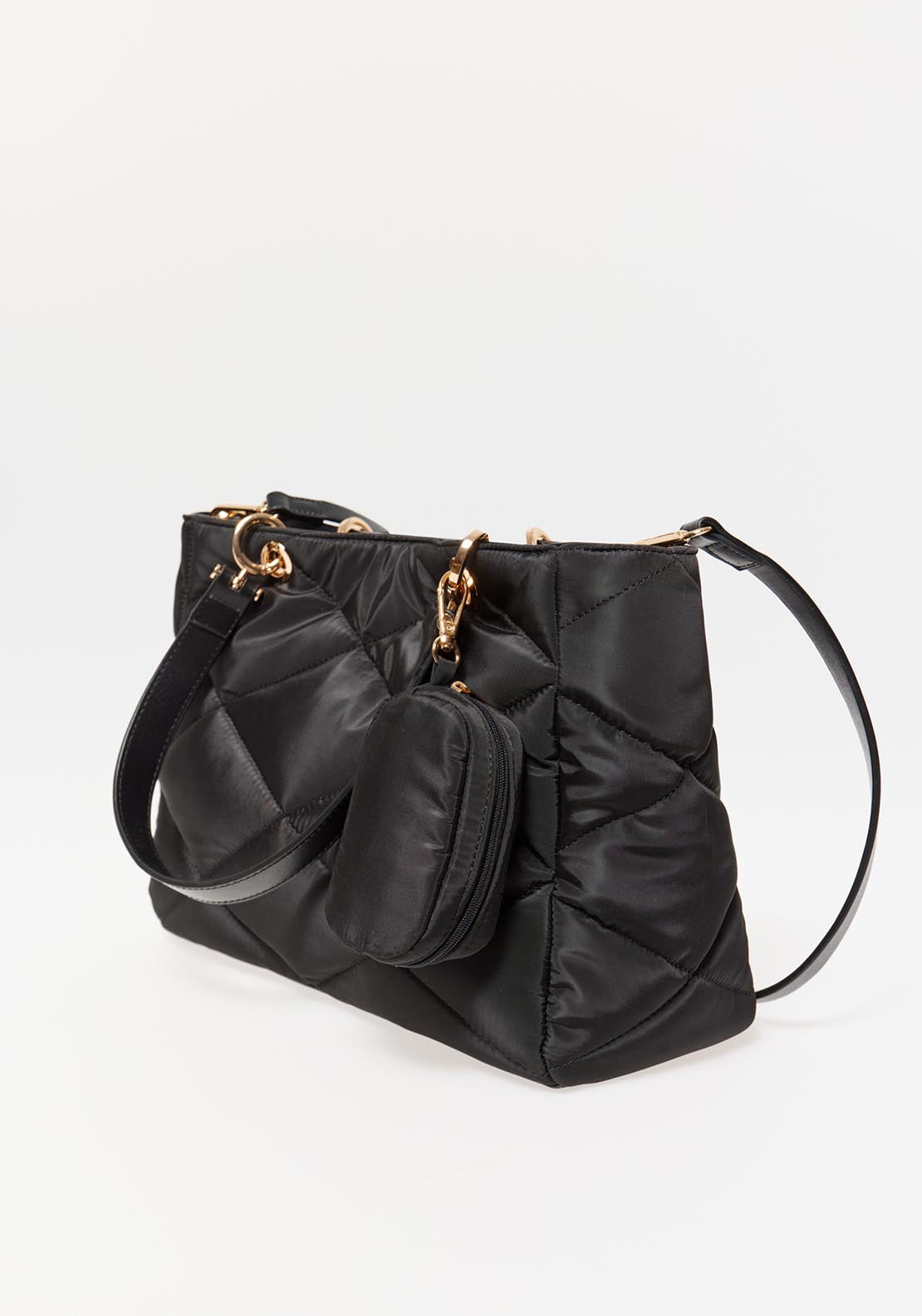 Sfera Nylon Shopper Bag Black - Black 1 Shaws Department Stores