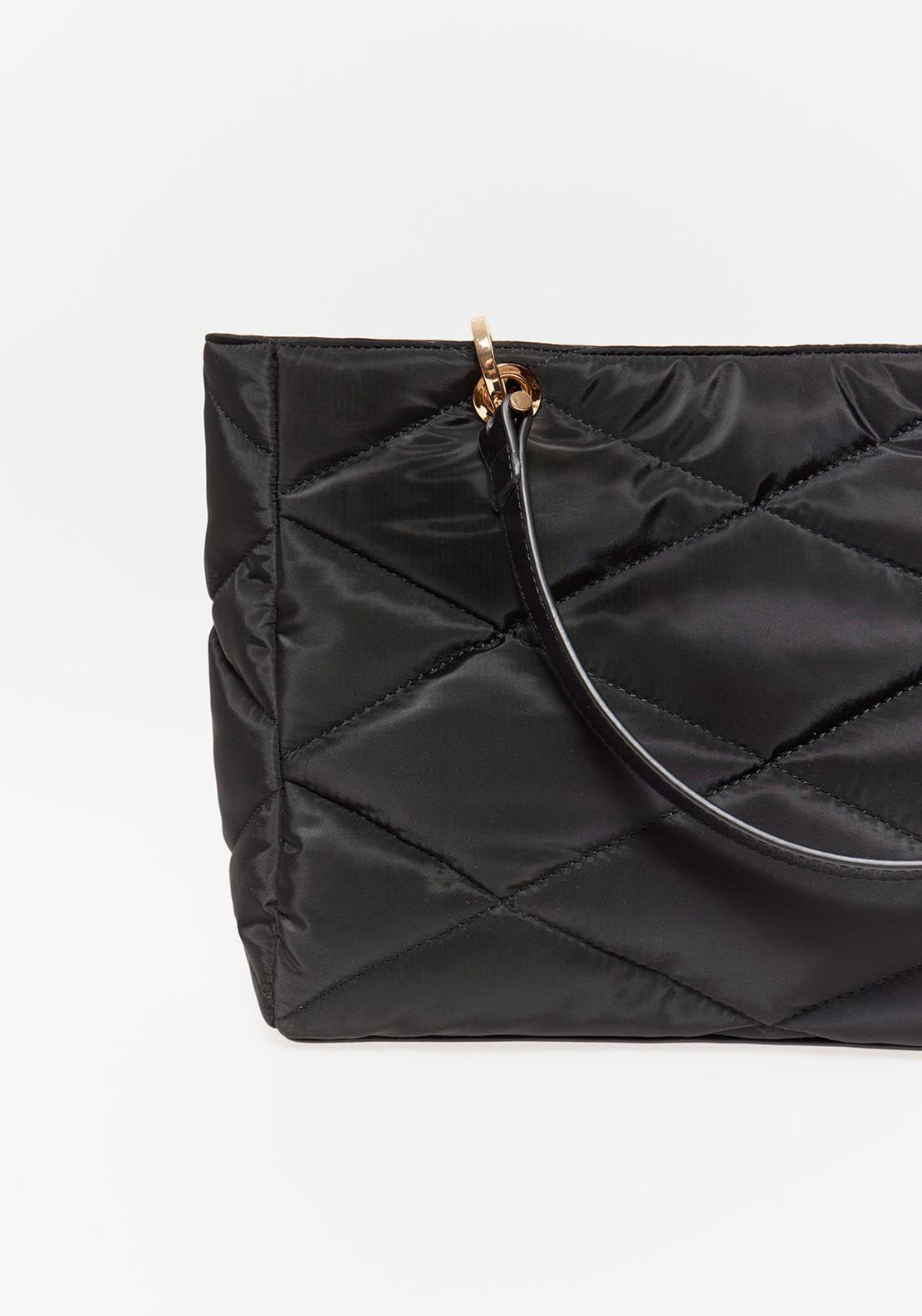 Sfera Nylon Shopper Bag Black - Black 3 Shaws Department Stores