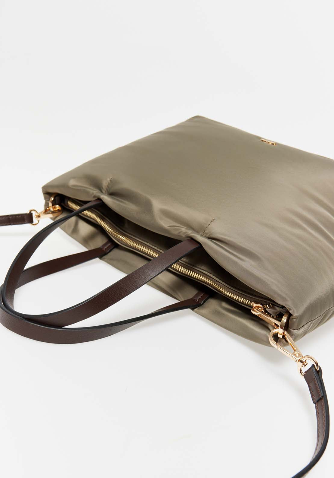 Sfera Medium Nylon Bag - Green 2 Shaws Department Stores