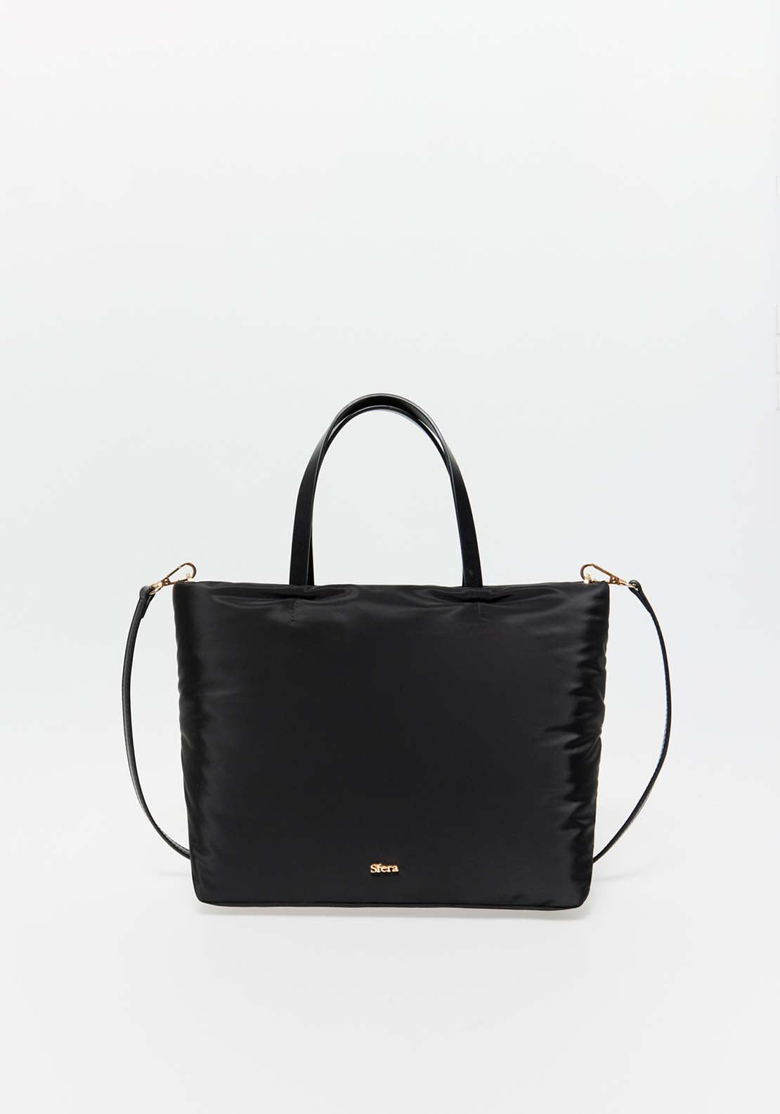 Sfera Medium Nylon Bag - Black 1 Shaws Department Stores