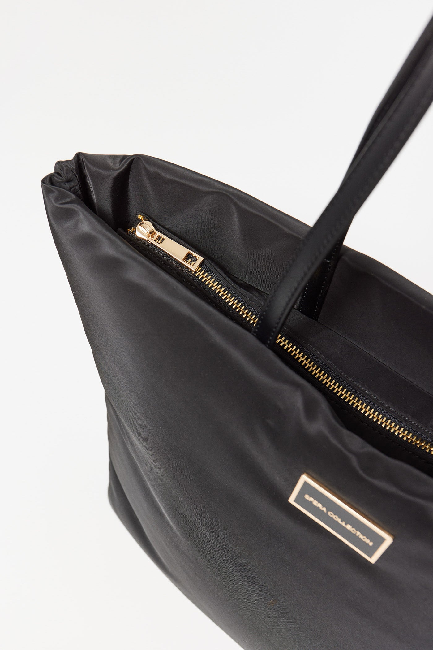 Sfera Nylon Shopper Black - Black 3 Shaws Department Stores