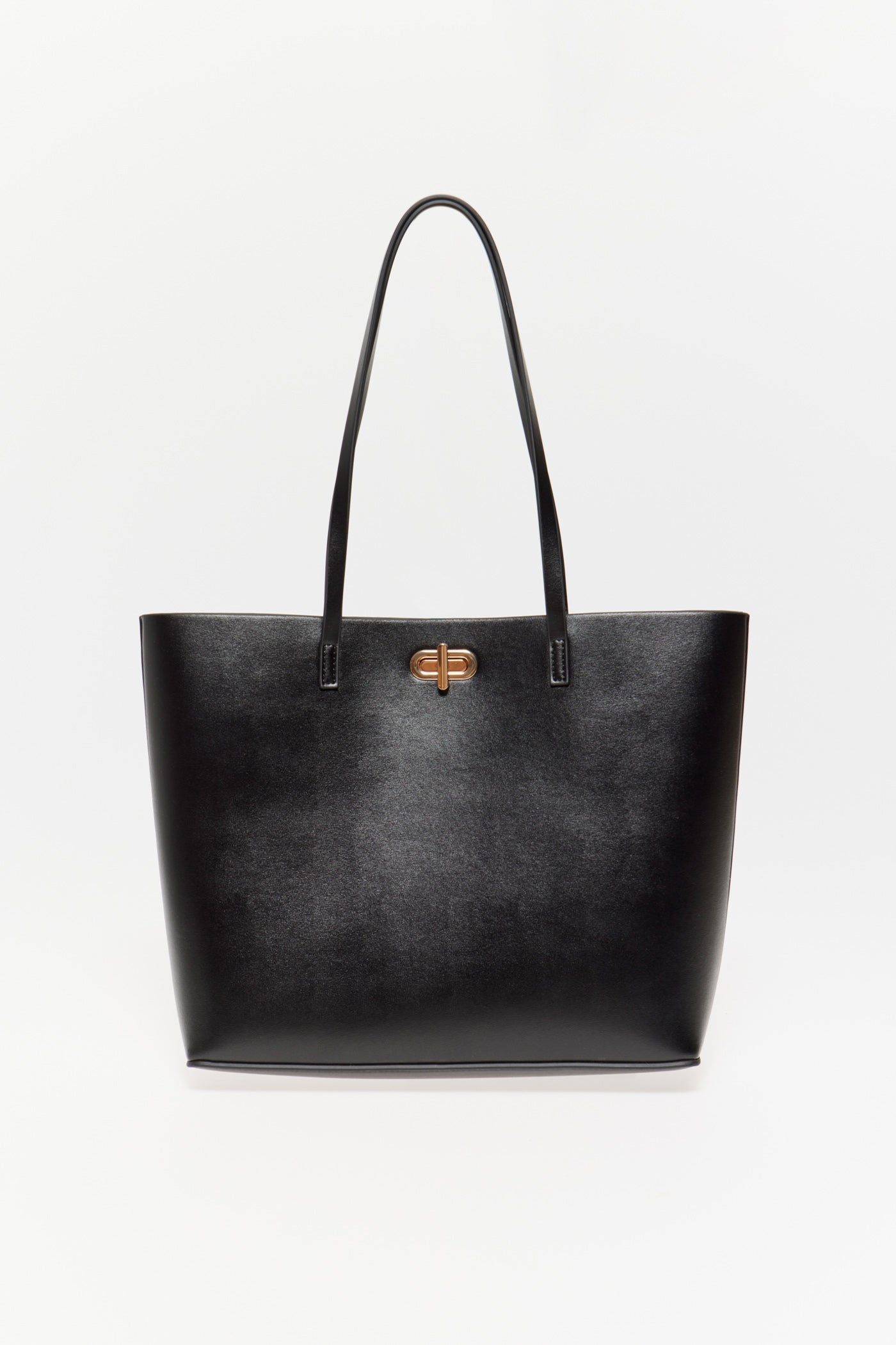Sfera Rigid Shopper Bag - Black 1 Shaws Department Stores