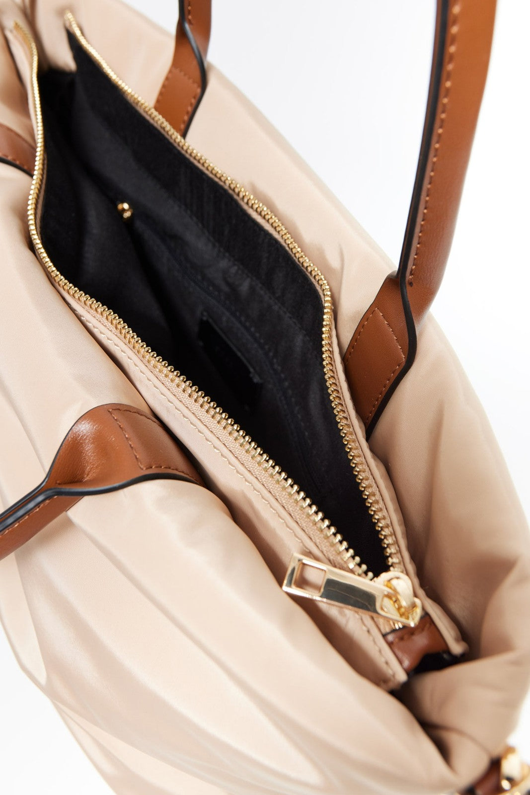 Sfera Medium Nylon Bag - Camel 4 Shaws Department Stores