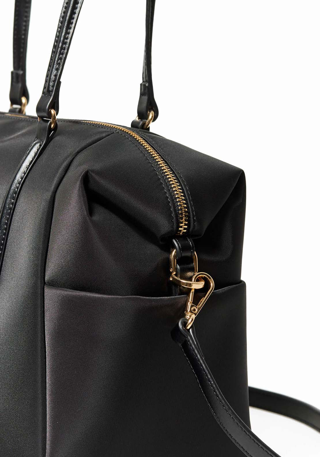 Bowling Bag With Pocket - Black