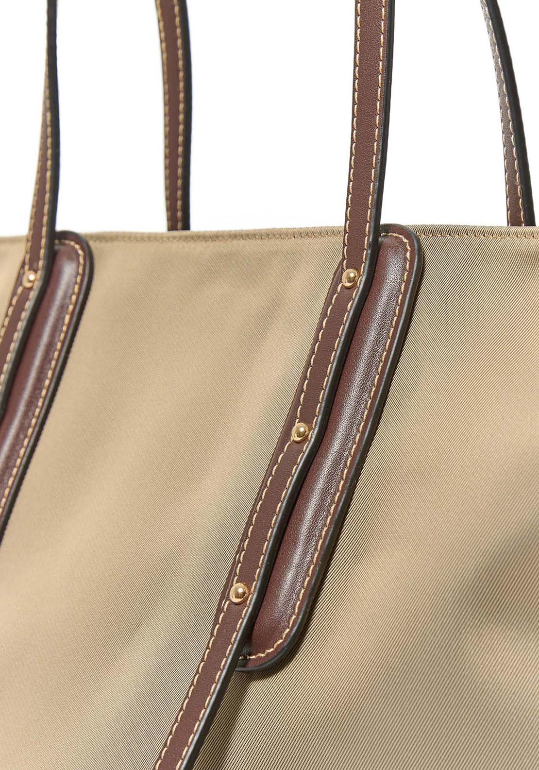 Nylon Bag With Detail - Melange Light