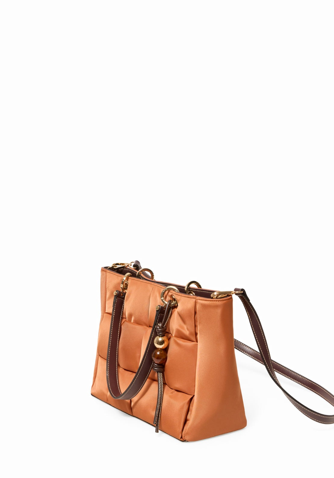 Braided Nylon Bag - Terracota