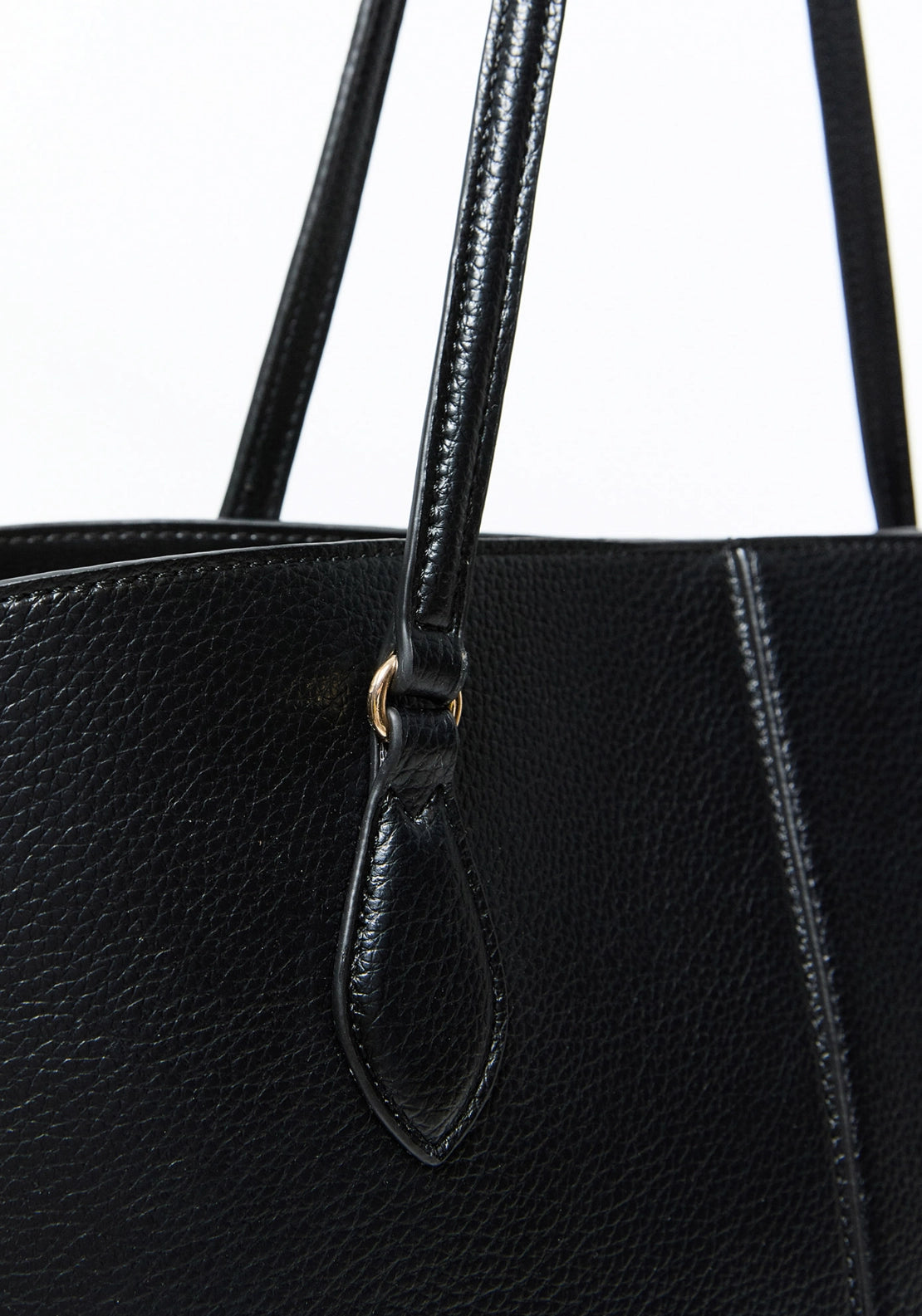 Large Solid Colour Shopper Bag - Black