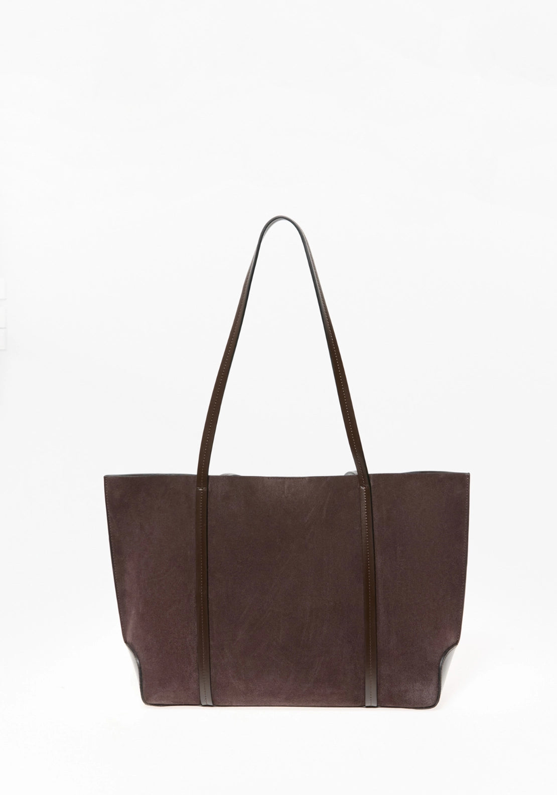 Essential Leather Shopper Tote - Brown