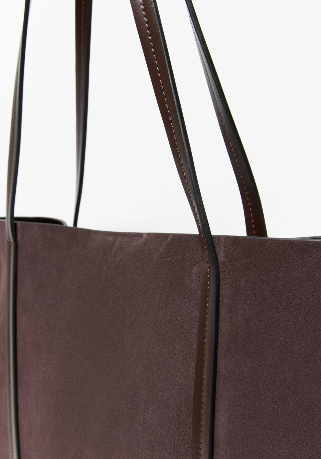 Essential Leather Shopper Tote - Brown