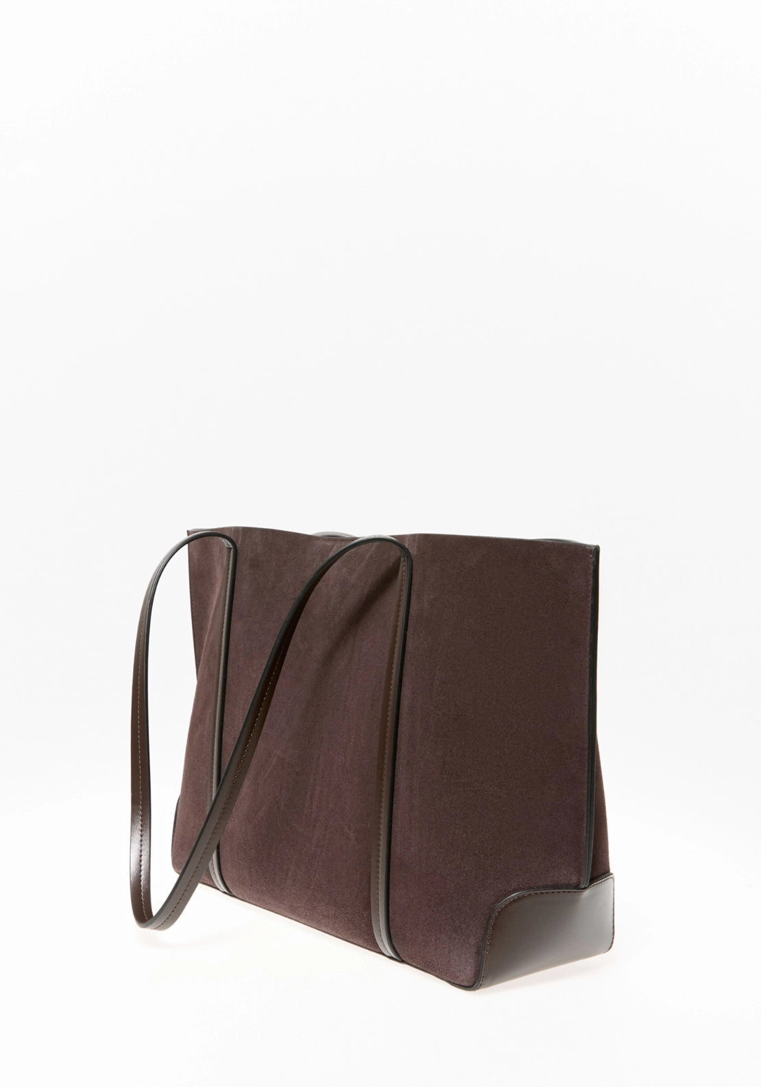 Essential Leather Shopper Tote - Brown