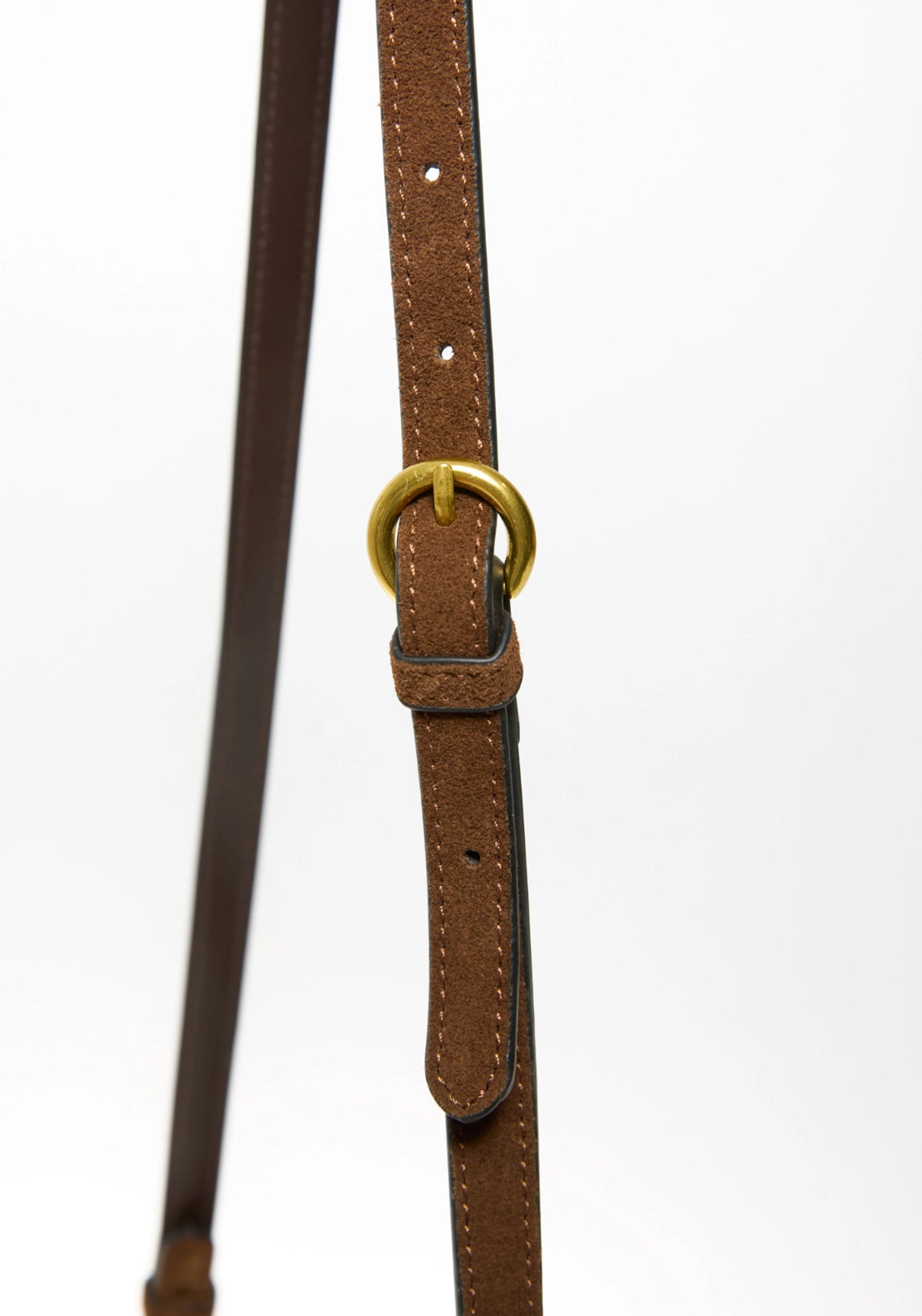 Leather Saddle Bag - Brown