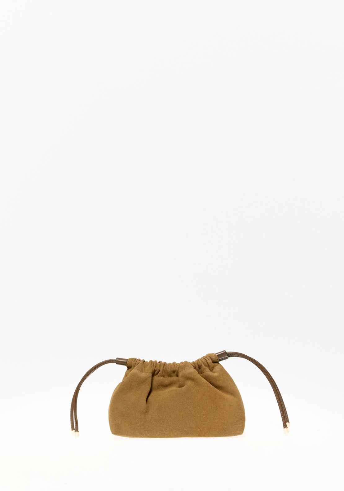 Mini Leather Pouch Bag - Medium Green