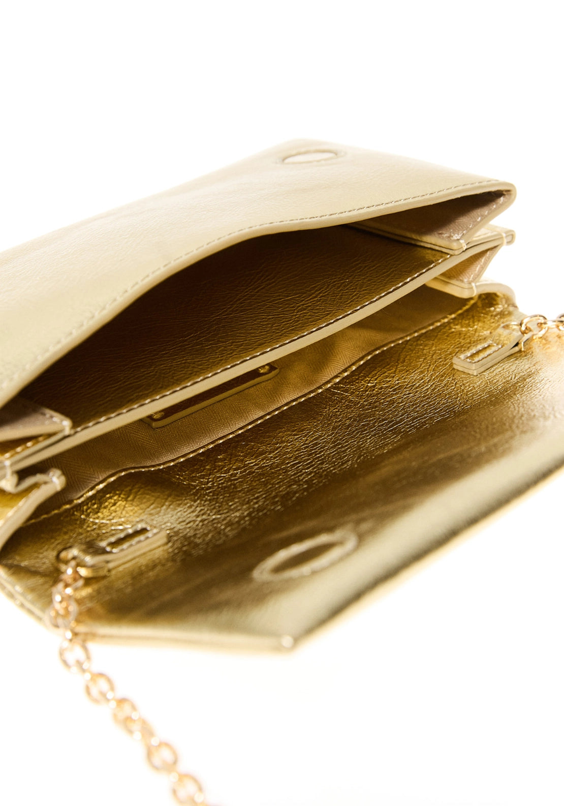 Mini Flap Bag - Gold