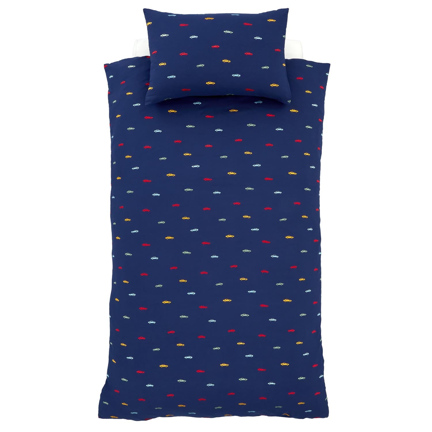 The Home Collection Embroidered Colourful Cars Duvet Cover Set Blue 5 Shaws Department Stores