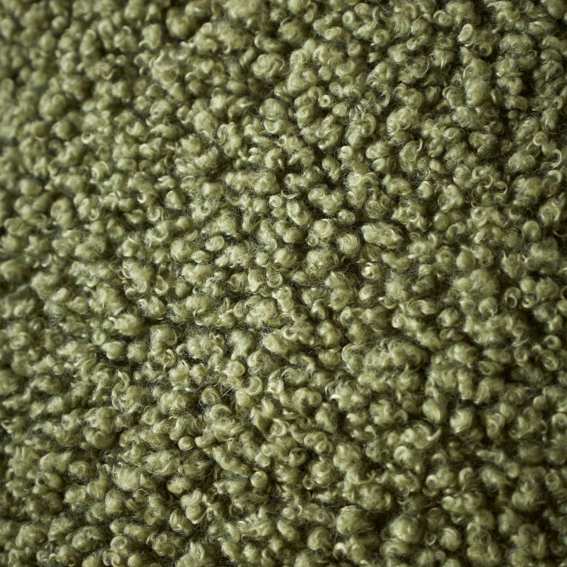Catherine Lansfield So Soft Velvet Boucle Cushion - Green 4 Shaws Department Stores