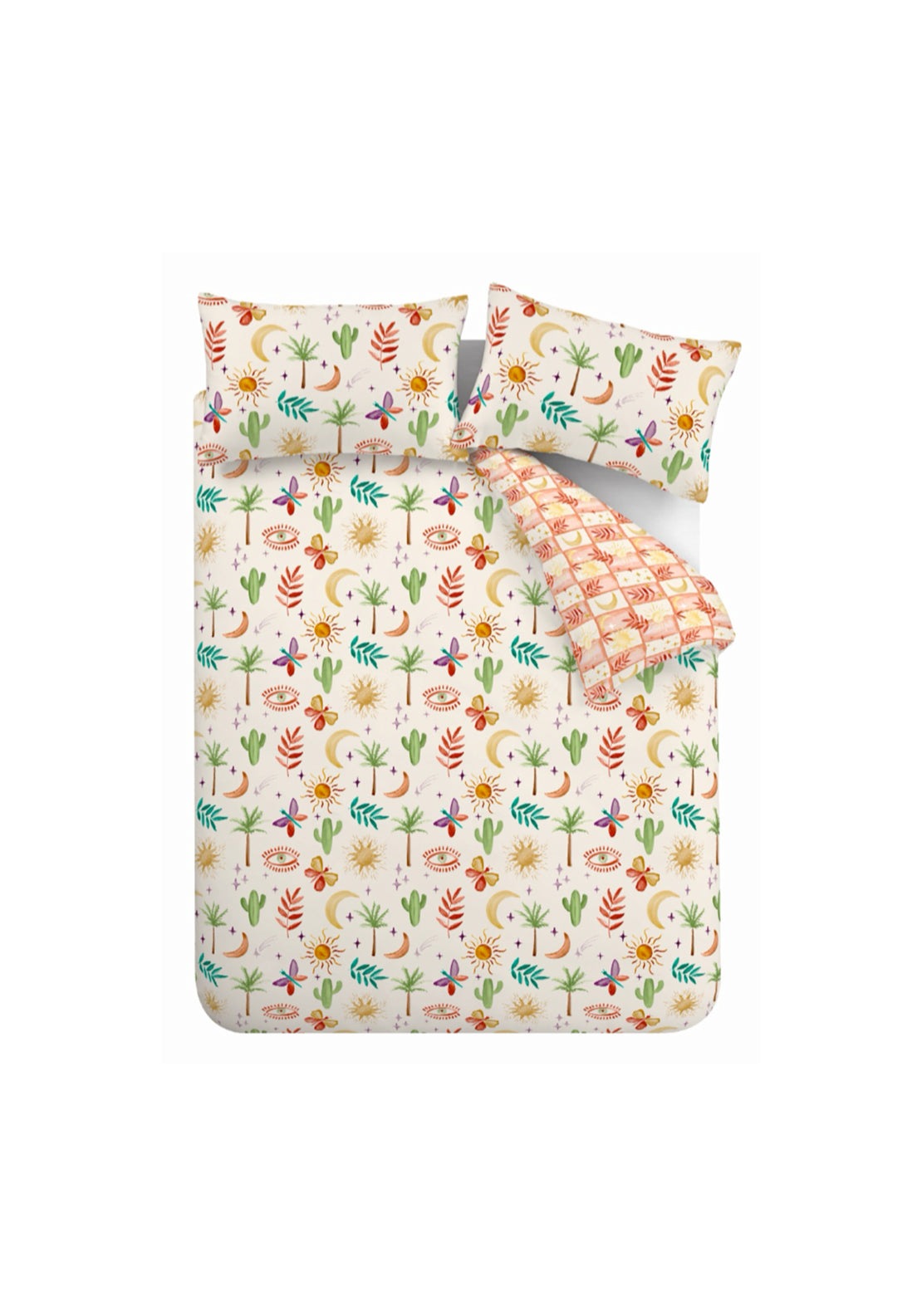 Sassy B Fiesta Reversible Duvet Cover Set - Nude 6 Shaws Department Stores